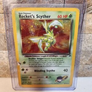 Pokemon Rocket's Scyther Holo 13/132 Gym Heroes Vintage WOTC Card 2000 HP